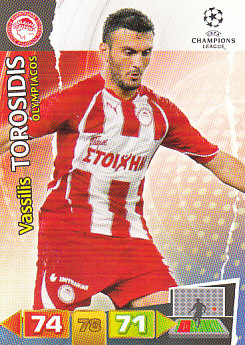 Vassilis Torosidis Olympiacos FC 2011/12 Panini Adrenalyn XL CL #184